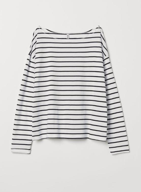 Отзыв на Рубашка с U-Лодка-Образным Вырезом из Интернет-Магазина H&M