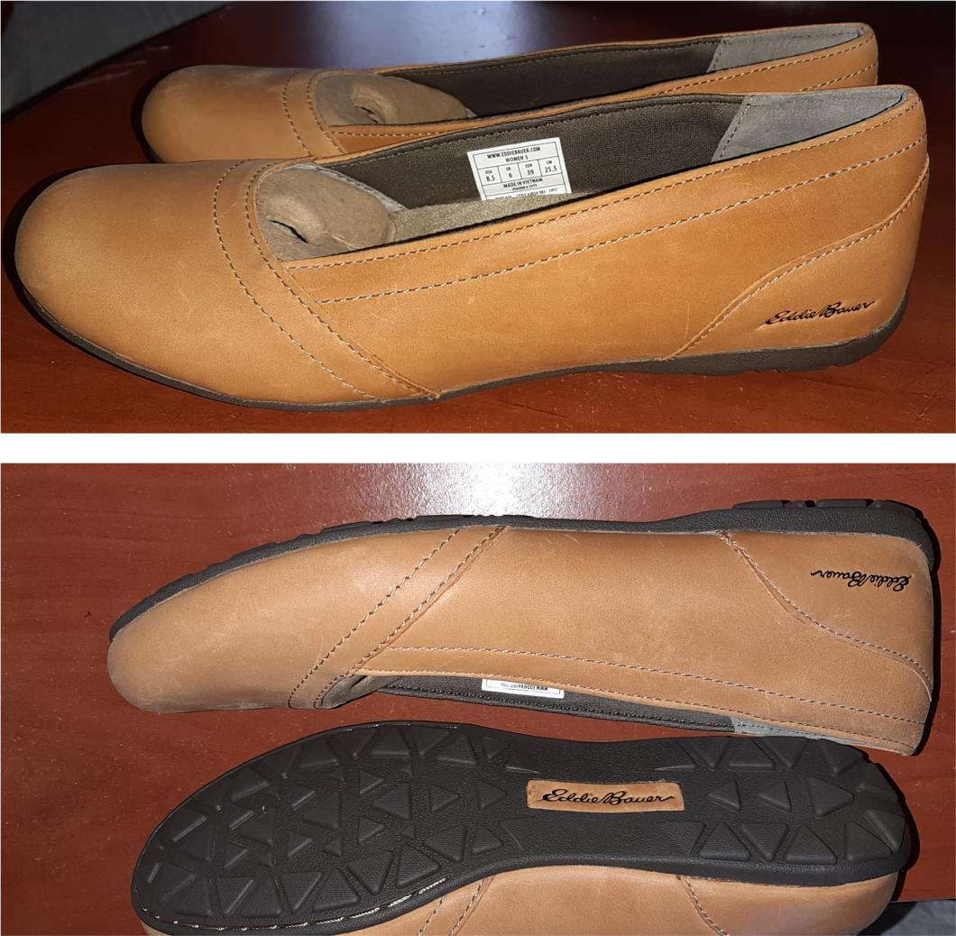 Отзыв на Эдди Фермер Балетки классический для женщин Натуральная кожа Летняя Обувь Светло-коричневый из Интернет-Магазина Outlet46