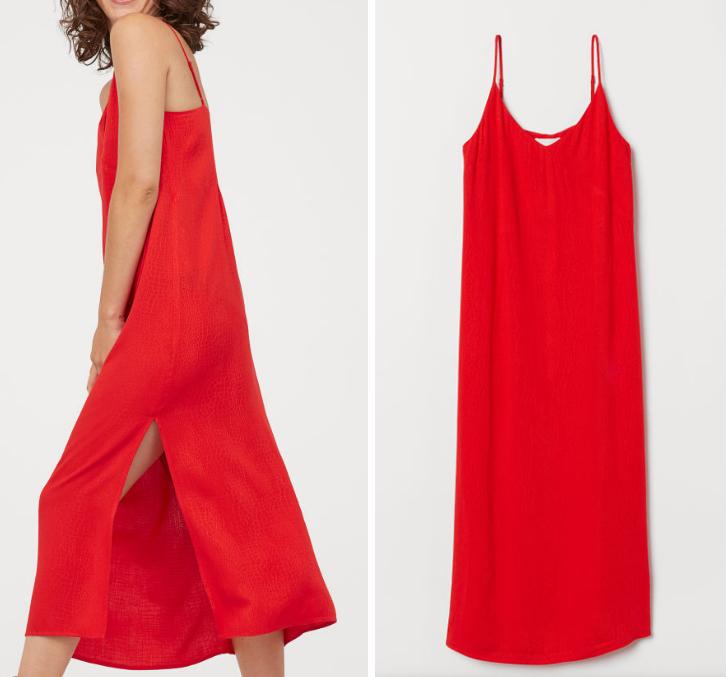 Отзыв на Платье с V-образным вырезом из Интернет-Магазина H&M
