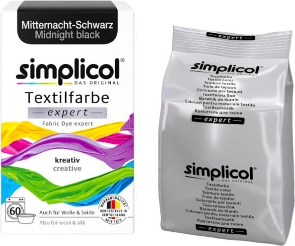 Отзыв на simplicol Textilfarbe expert Mitternacht-Schwarz из Интернет-Магазина Heitmann Hygiene