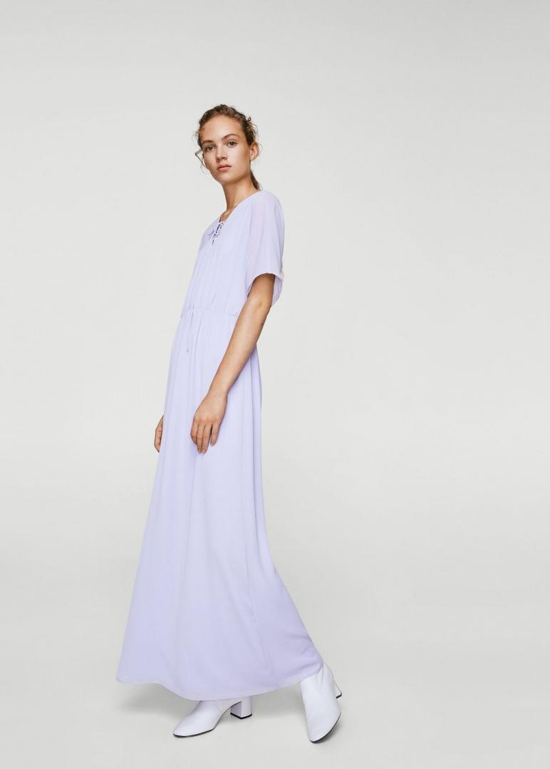 Отзыв на Длинное платье в Пеленальный стиле из Интернет-Магазина MANGO Outlet
