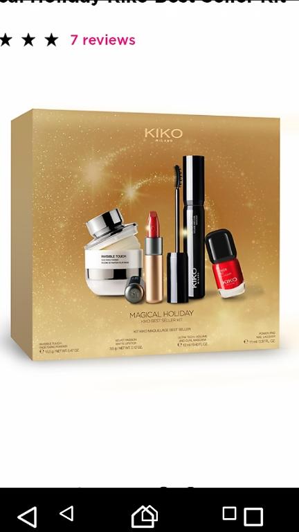 Отзыв на Magical Holiday Kiko Best Seller Kit из Интернет-Магазина Kikocosmetics