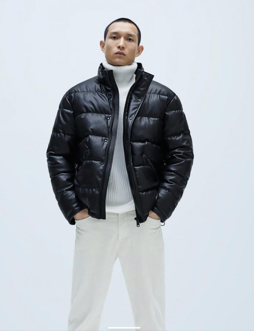 Отзыв на Стеганая куртка из искусственной кожи из Интернет-Магазина Zara
