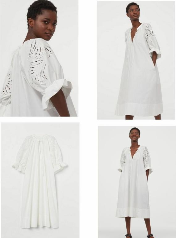 Отзыв на Платье хлопковое с пышными рукавами из Интернет-Магазина H&M