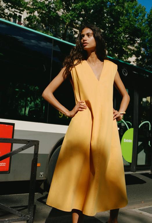 Отзыв на Платье миди с поясом из Интернет-Магазина Zara