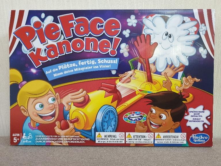 Отзыв на Hasbro Pie Face Kanone Spieleaktion E1972100 из Интернет-Магазина Spar Toys