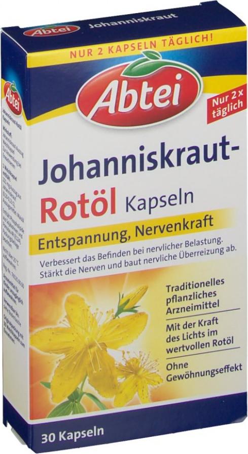 Отзыв на Johanniskraut Rotöl Kapseln, 30 St из Интернет-Магазина DM