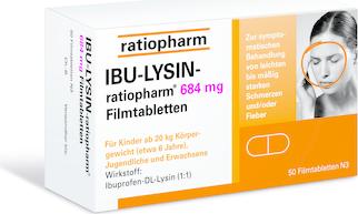 Отзыв на IBU-Lysin-ratiopharm 400 mg Filmtabletten из Интернет-Магазина Eurapon