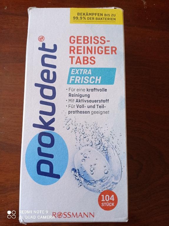 Отзыв на prokudent Gebissreiniger Tabs extra frisch из Интернет-Магазина ROSSMANN