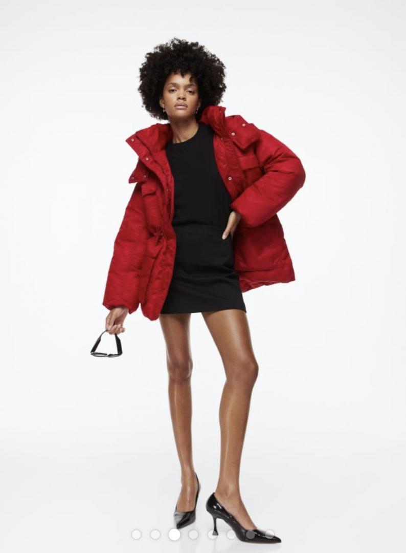 Отзыв на Drawstring-waist puffer jacket из Интернет-Магазина H&M