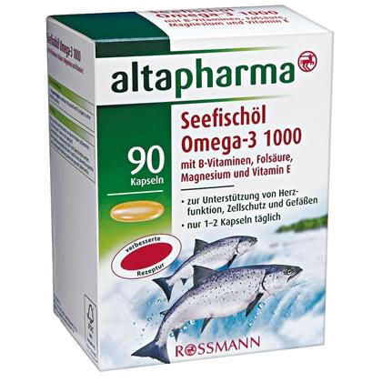 Отзыв на Altapharma Seefischöl Омега-3 1000 из Интернет-Магазина ROSSMANN