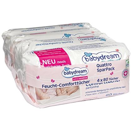 Отзыв на Baby Dream дополнительное sensitive Влажные-Салфетки Comfort духи свободно из Интернет-Магазина ROSSMANN