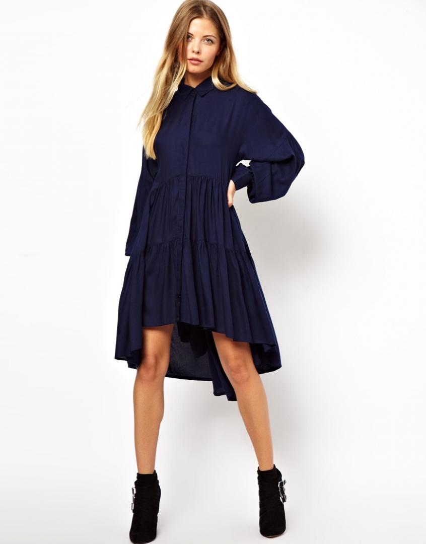 Отзыв на ASOS – Многослойное Свинг-Рубашка-Платье из Интернет-Магазина Asos