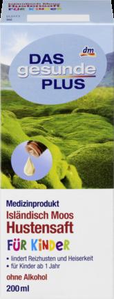 Отзыв на DAS gesunde PLUS Isländisch Moos Hustensaft, 200 ml из Интернет-Магазина DM