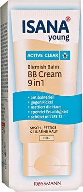 Отзыв на ISANA Янг Active Небо Порока Бальзам BB Cream 9in1 яркий из Интернет-Магазина ROSSMANN