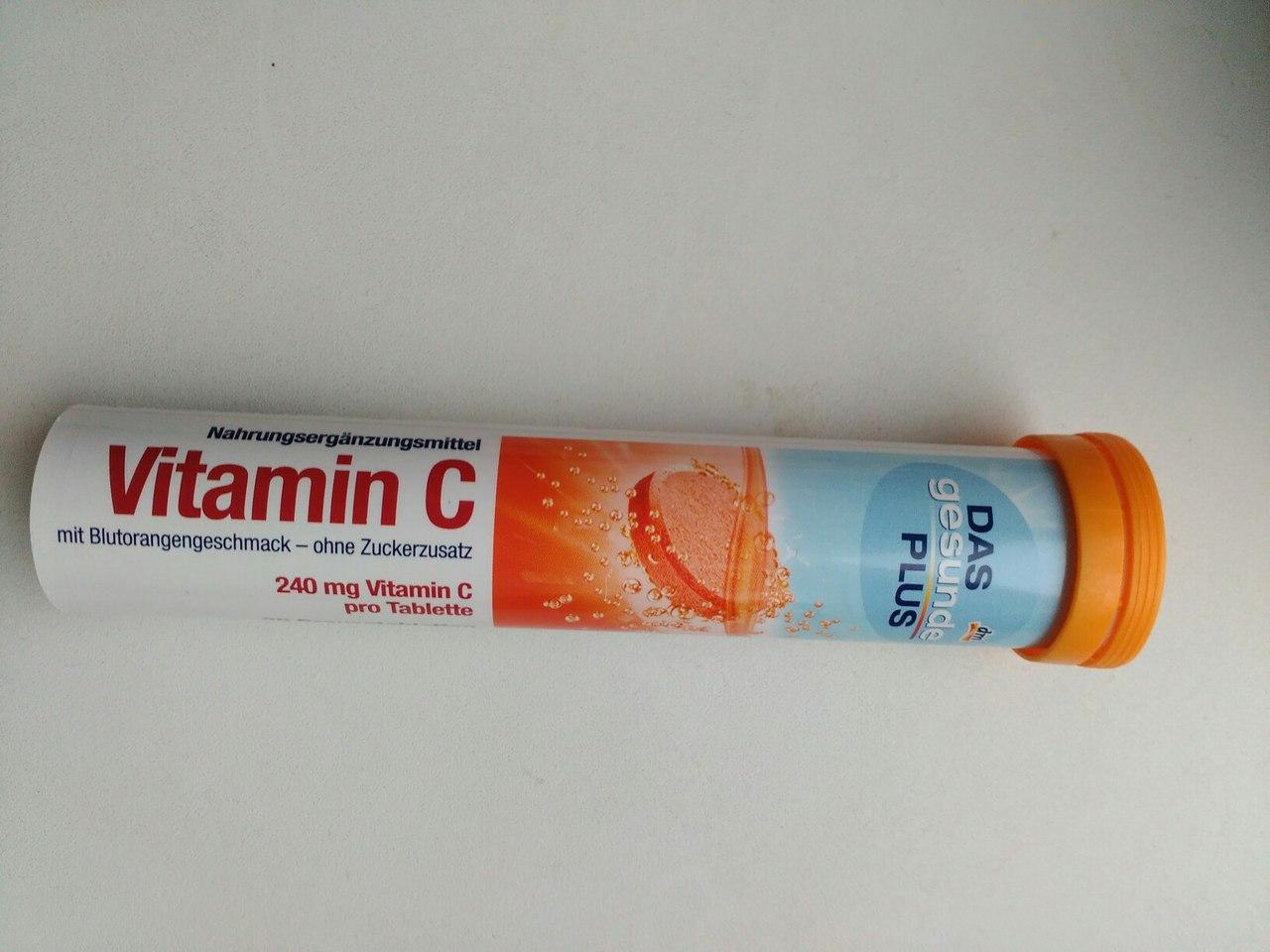 витамин с шипучие таблетки фото