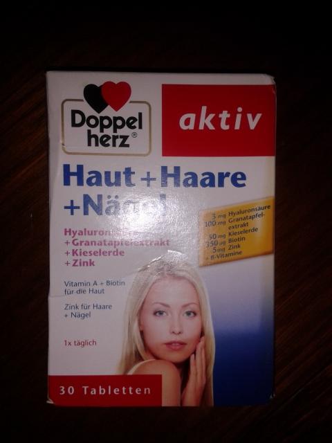 Отзыв на http://www.rossmannversand.de/produkt/367305/doppelherz-aktiv-haut-und-haare-und-naegel.aspx из Интернет-Магазина ROSSMANN