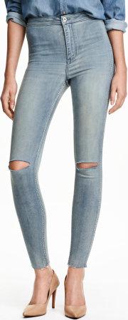 Отзыв на Узкие джинсы высокий Лодыжки рваные джинсы из Интернет-Магазина H&M