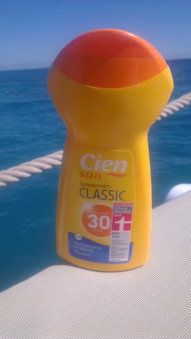 Отзыв на CIEN Sun Sonnenmilch Classic LSF 30 из Интернет-Магазина LIDL