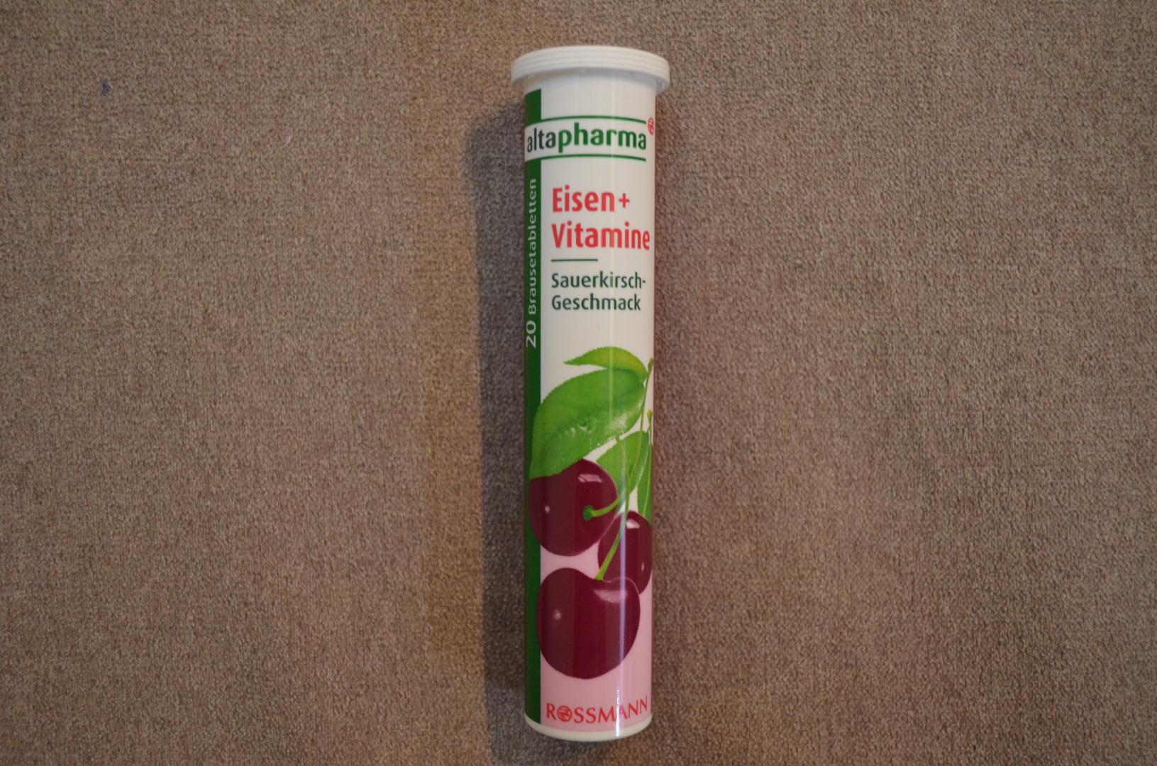Отзыв на altapharma Brausetabletten Eisen + Vitamine из Интернет-Магазина ROSSMANN