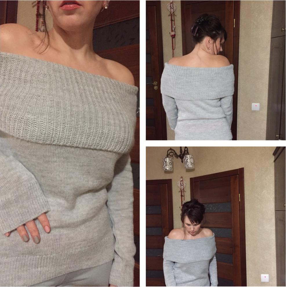 Отзыв на Off-Shoulder-Pullover из Интернет-Магазина H&M