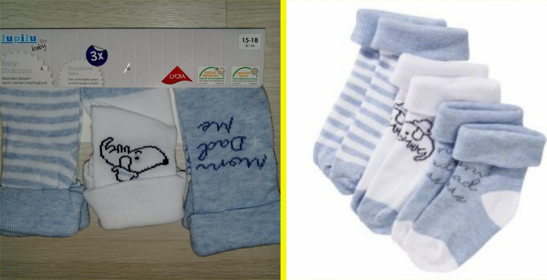 Отзыв на LUPILU® 3 пары для мальчика Носки Лодыжки Младенца из Интернет-Магазина LIDL