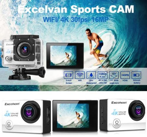 Отзыв на Pro Action Cam Full HD 1080P 16MP WiFi Helm HDMI Action Kamera Sport Camcorder из Интернет-Магазина eBay