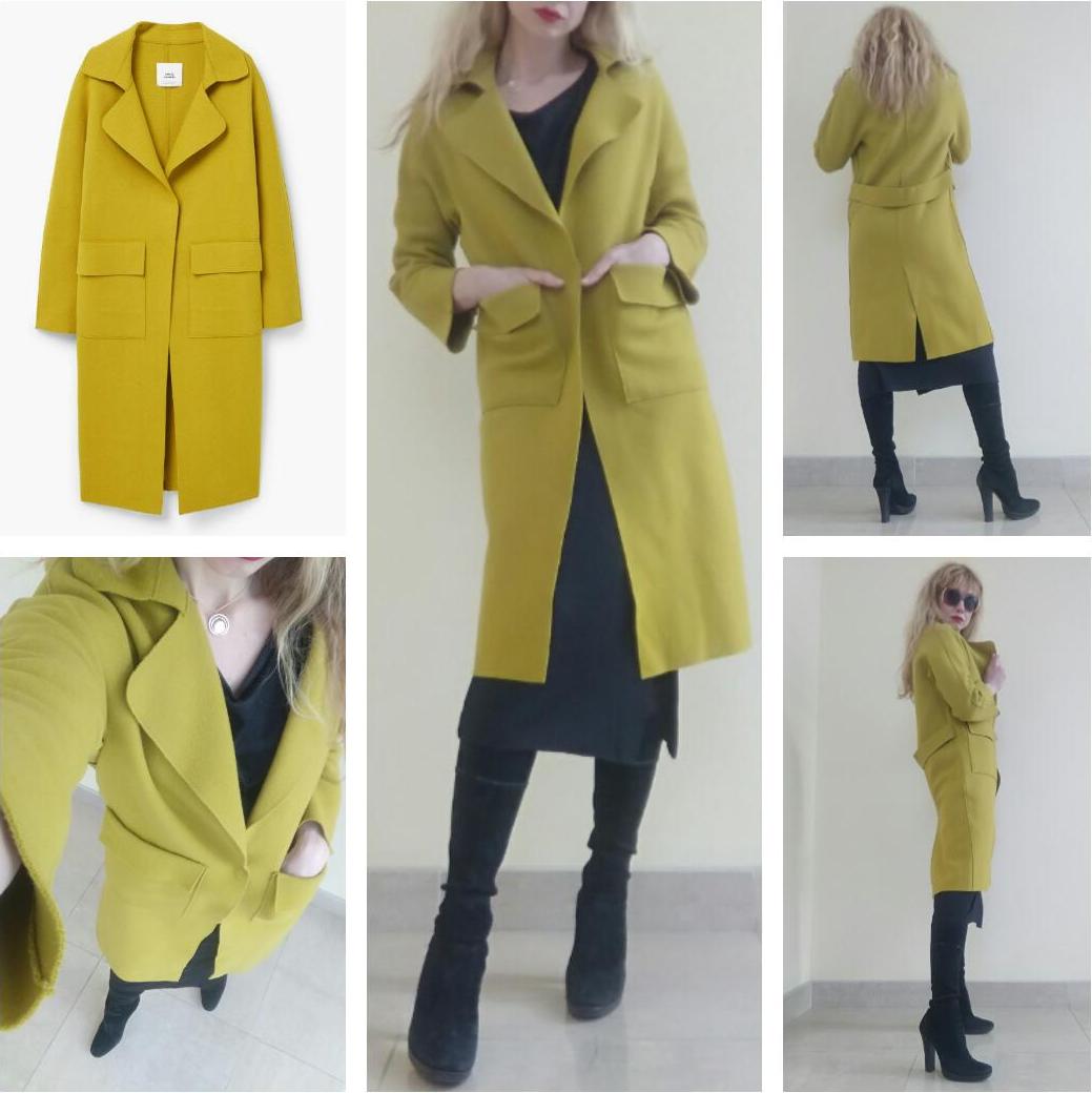 Отзыв на Шерстяное пальто с карманами из Интернет-Магазина MANGO Outlet