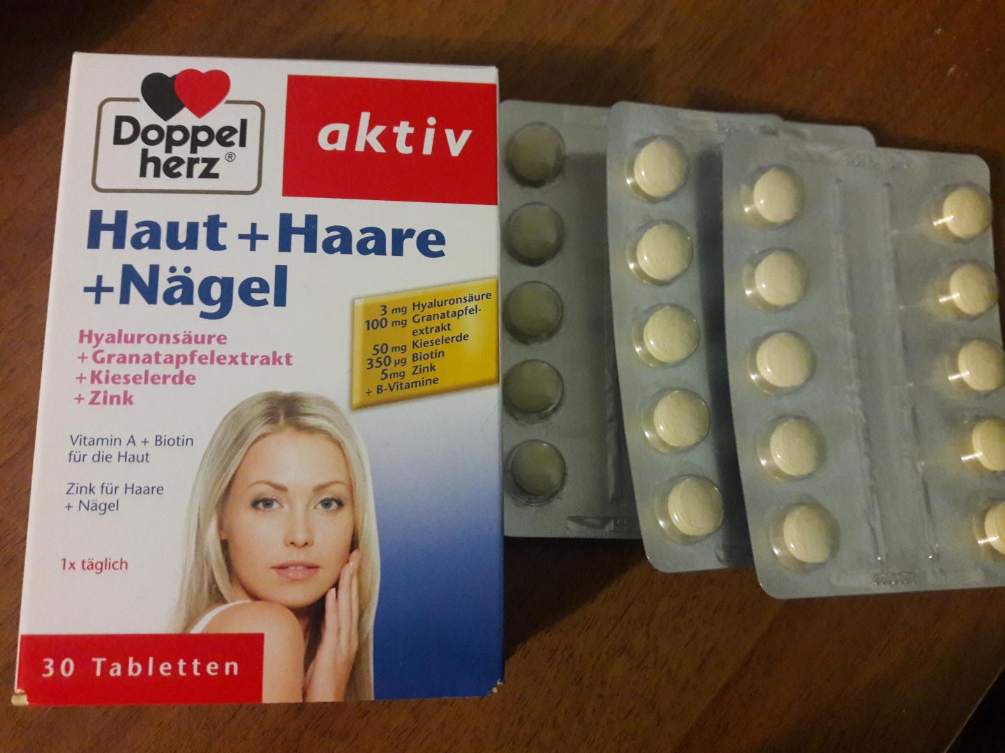 Отзыв на Doppelherz Haut + Haare + Nägel Tabletten, 30 St из Интернет-Магазина DM