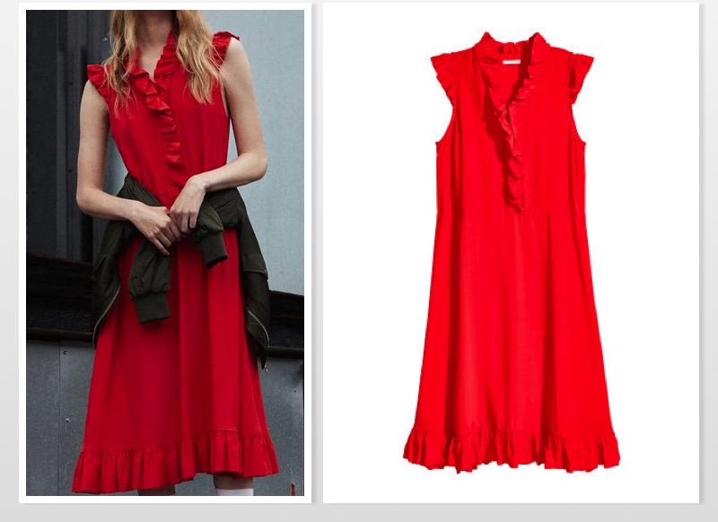 Отзыв на Платье с Volants из Интернет-Магазина H&M