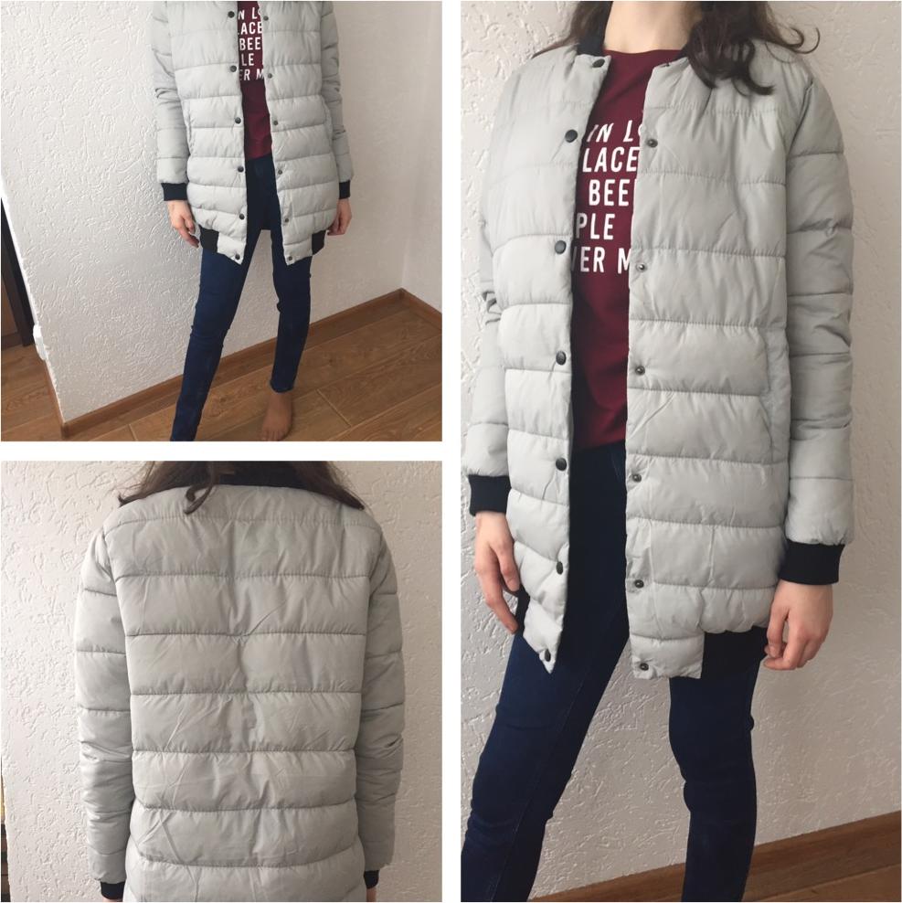 Отзыв на Подростки Бледный серый Ярусный Скалозуба Куртка из Интернет-Магазина New Look