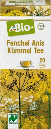 Отзыв на dmBio Fenchel-Anis-Kümmel Tee 20x2g, 40 g из Интернет-Магазина DM