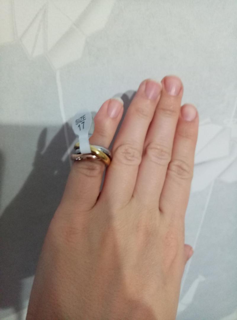 Отзыв на Edelstahlschmuck: 3-fach Ring in Tri-Colore из Интернет-Магазина Silvity