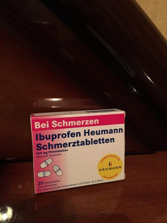 Отзыв на IBUPROFEN Heumann Schmerztabletten 400 mg 20 St | из Интернет-Магазина Best-arznei