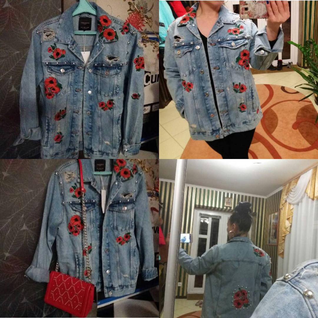 Отзыв на Джинсовая куртка с вышивкой и из Интернет-Магазина Zara