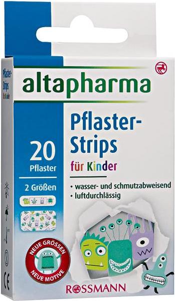 Отзыв на Altapharma Пластырь-Strips для детей из Интернет-Магазина ROSSMANN