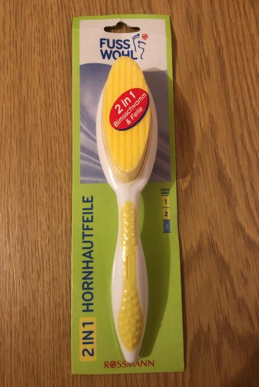 Отзыв на Fusswohl 2in1 Hornhautfeile из Интернет-Магазина ROSSMANN