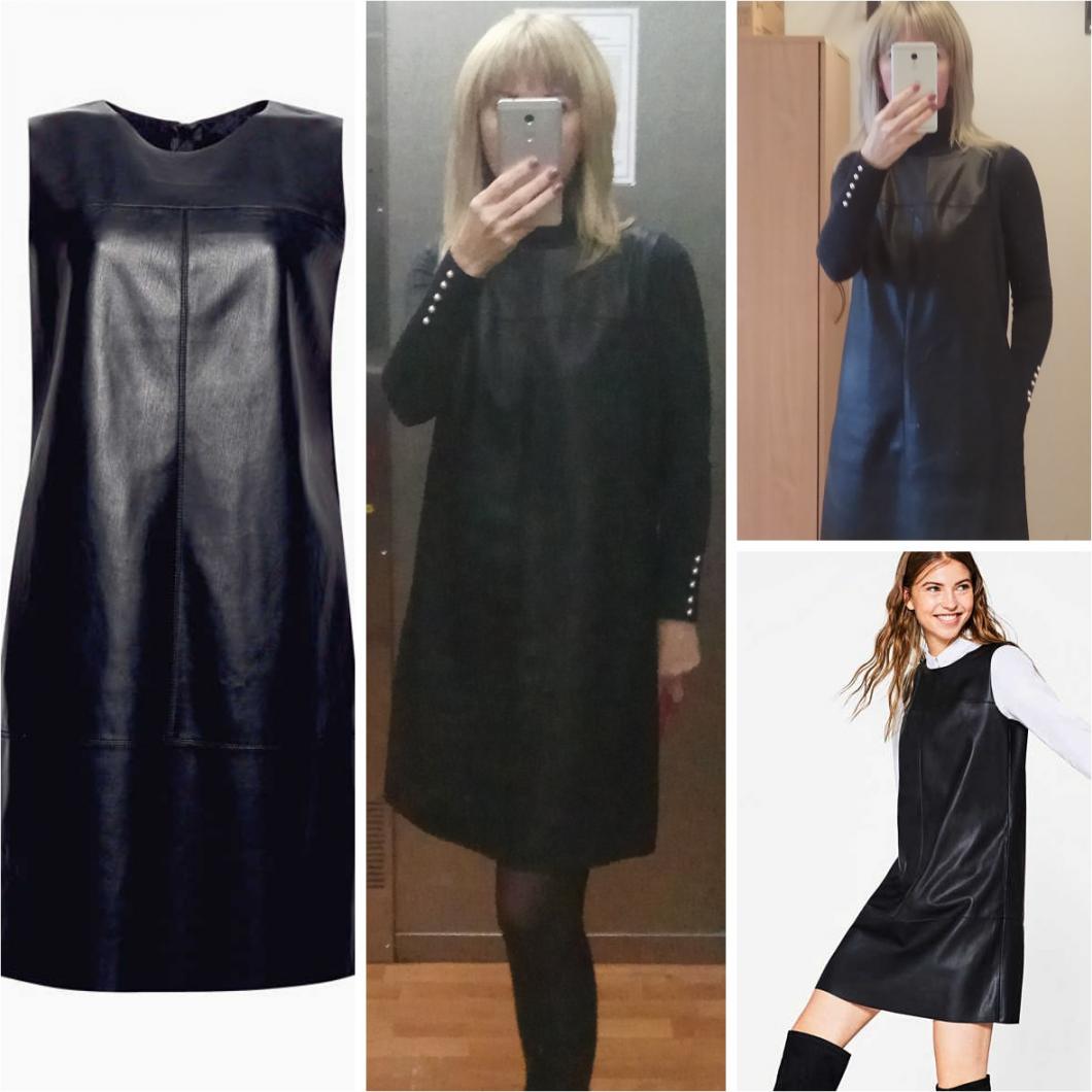 Отзыв на Mini-Kleid in glatter Leder-Optik из Интернет-Магазина ESPRIT