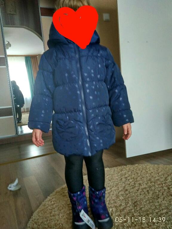 Отзыв на Для девочки стеганая куртка с флис подкладка из Интернет-Магазина Ernstings family