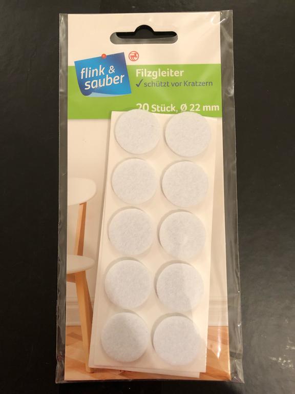 Отзыв на flink & sauber Filzgleiter из Интернет-Магазина ROSSMANN