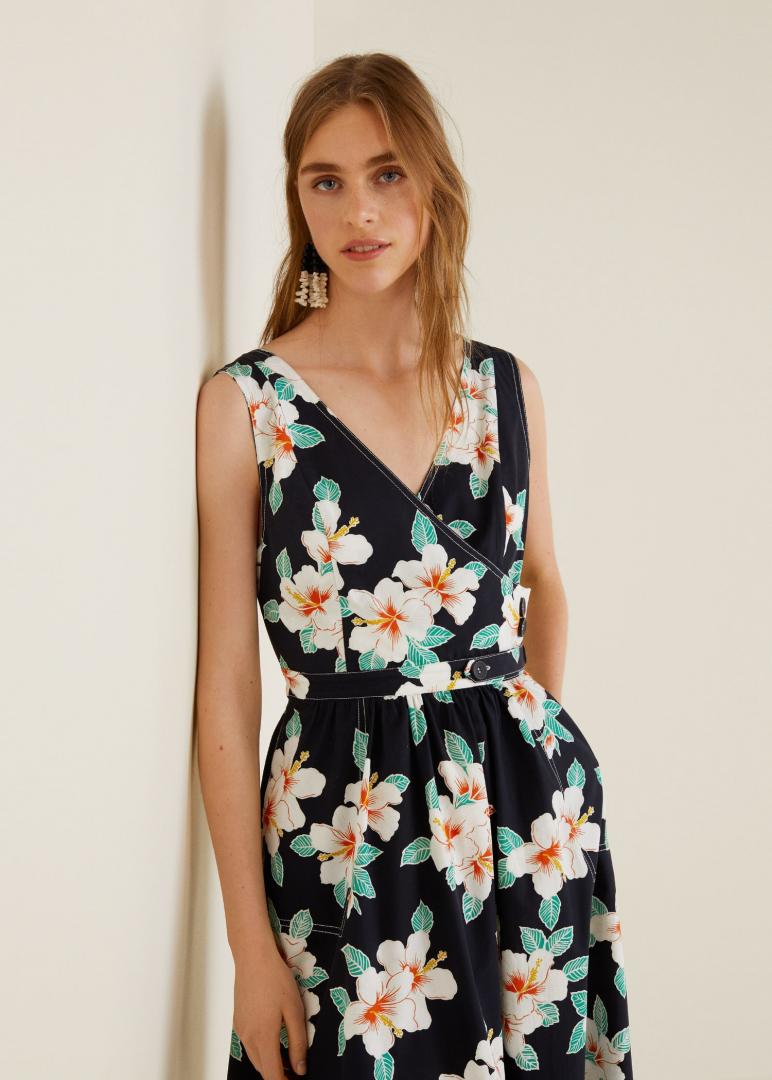 Отзыв на Платье хлопковое с Цветочные мотивы из Интернет-Магазина 