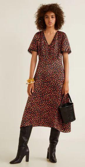 Отзыв на Цветочные платья с кружевом из Интернет-Магазина MANGO