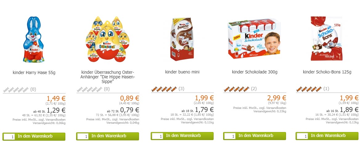 Сладости и вкусные подарки скидки до 34% из магазина World of Sweets (Германия)