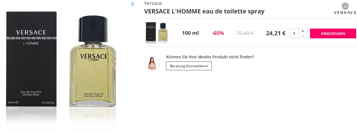 На парфюмерную продукцию скидки до 70% из магазина ParfumsClub (Германия)