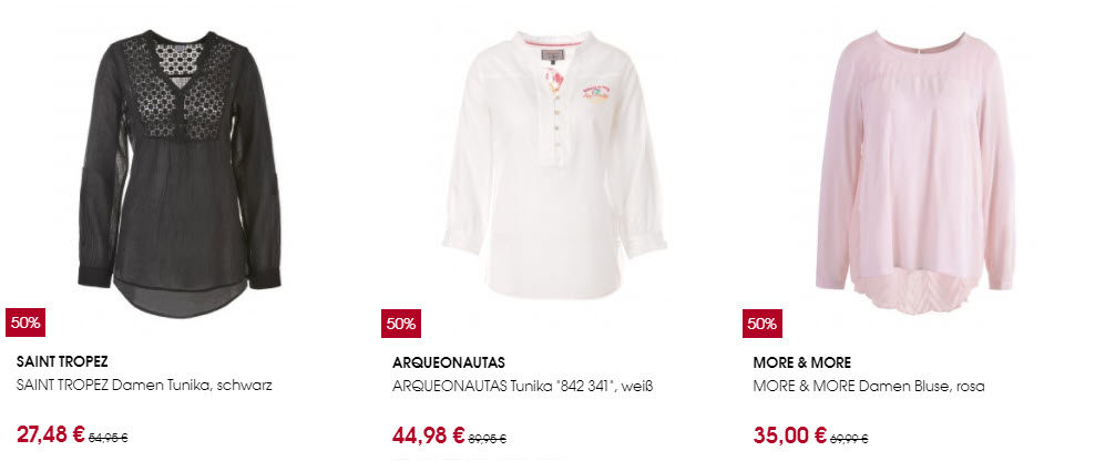 Блузки и рубашки скидка 50% из магазина Designer Mode (Германия)