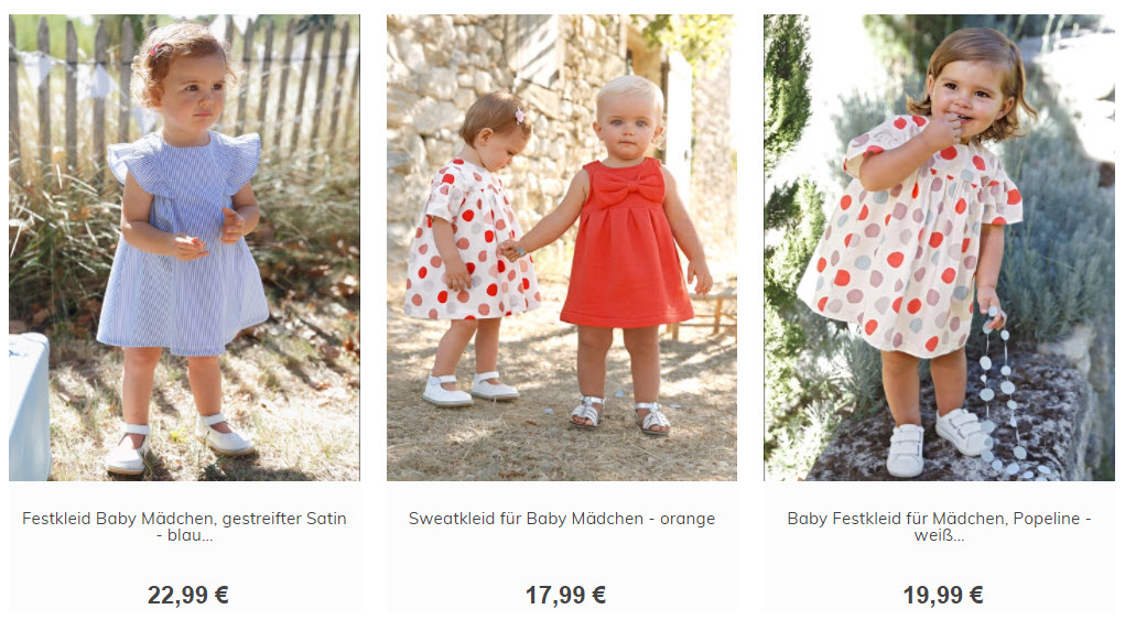 Детская праздничная одежда Доп. скидка 20% из магазина Vertbaudet (Германия)