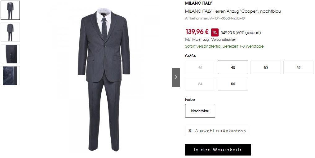 Брендовая одежда MILANO ITALY скидка 60% из магазина Designer Mode (Германия)