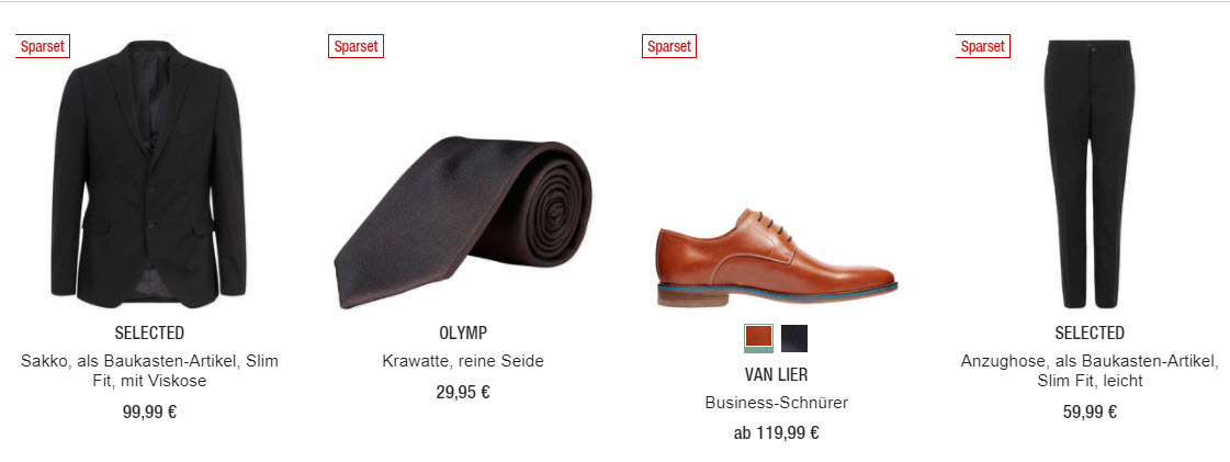 Мужская деловая одежда и обувь Доп. скидка 20% из магазина GALERIA (Германия)