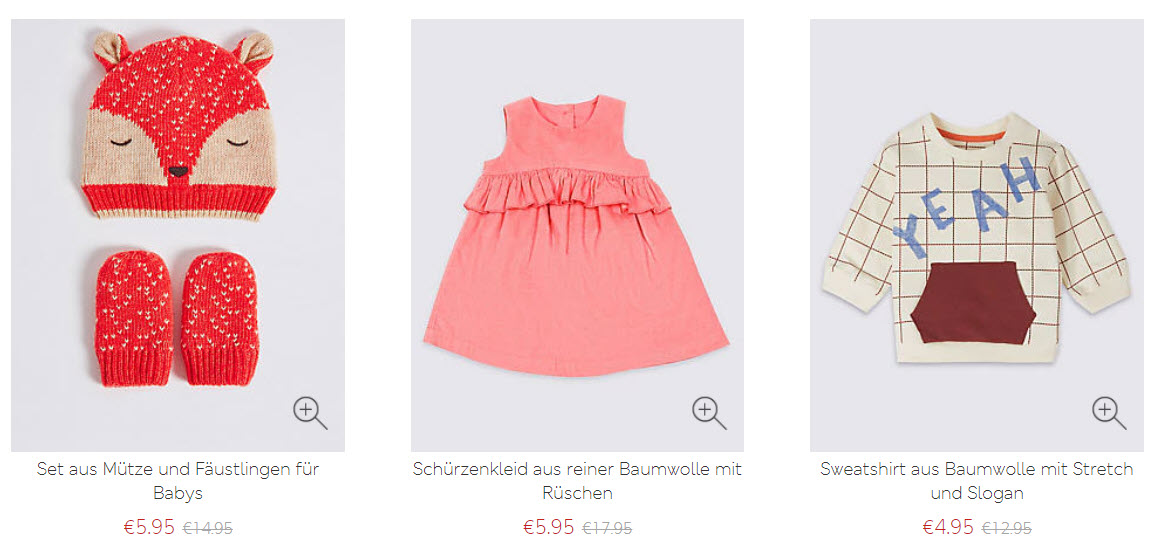 Детская одежда скидки до 60% из магазина Marks & Spencer (Германия)