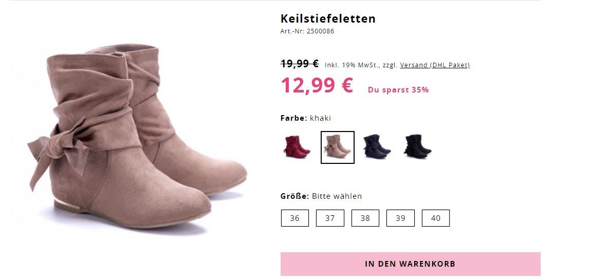 Женская обувь скидки до 66% из магазина SchuhTempel24 (Германия)